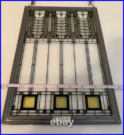Frank Lloyd wright STAINED ART Glass certified by FLW foundation
