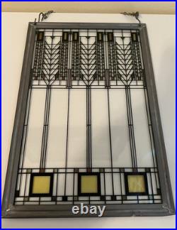 Frank Lloyd wright STAINED ART Glass certified by FLW foundation
