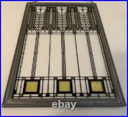 Frank Lloyd wright STAINED ART Glass certified by FLW foundation