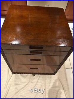 Frank lloyd wright furniture solid mahogany Taliesin for Henredon 1950