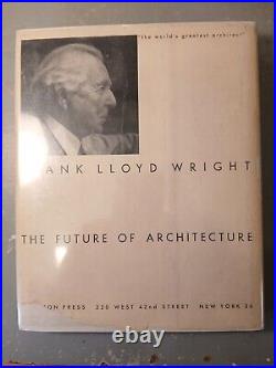 Future of Architecture by FLW Wright 1953 1st Horizon Fascinating Inscription Future of Architecture by FLW Wright 1953 1st Horizon Fascinating Inscription