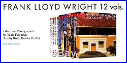 GA Frank Lloyd Wright Large format 12 vol set. Beautiful photos/ illus. Rare
