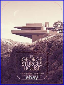 George Sturges House Frank Lloyd Wright by Matthew Woodson GhostCo Print MINT
