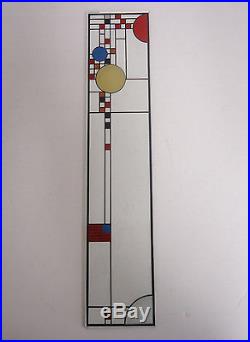 Glassmasters Frank Lloyd Wright Kiln-Fired Art Glass Coonley Playhouse 4x19