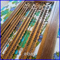 Gorgeous Frank Lloyd Wright Triple Tree of Life Wood Art Screen Wall Panel 26x14 Gorgeous Frank Lloyd Wright Triple Tree of Life Wood Art Screen Wall Panel 26x14