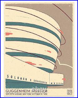 Guggenheim Frank Lloyd Wright Variant by Bartosz Kosowski Ltd x/40 Print MINT