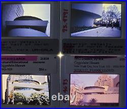 Guggenheim Museum New York Architecture Frank L Wright 35mm Glass Slides Lot 38