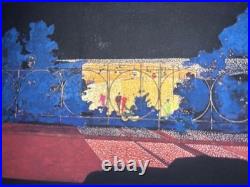 Guggenheim at Night Celebrating Frank Lloyd Wright Design Fine Art Lithograph