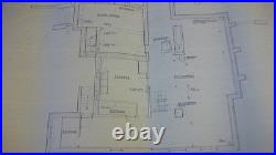 HILLS-DECARO FRANK LLOYD WRIGHT HOUSE, SET OF RESTORATION BLUEPRINTS from 1976
