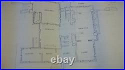 HILLS-DECARO FRANK LLOYD WRIGHT HOUSE, SET OF RESTORATION BLUEPRINTS from 1976