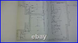 HILLS-DECARO FRANK LLOYD WRIGHT HOUSE, SET OF RESTORATION BLUEPRINTS from 1976