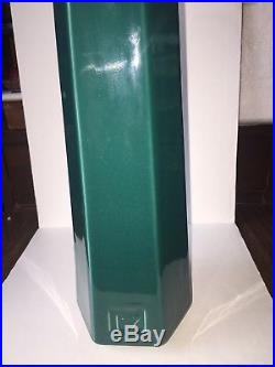 Haeger Studio Art Pottery Frank Lloyd Wright / Arts & Crafts Inspired Green Vase