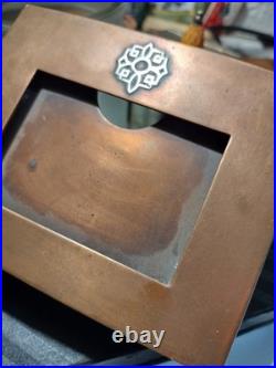 Heintz Art Metal Sterling Silver on Bronze 1909 Frame/Holder Frank Lloyd Wright