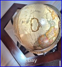 Hexagon Antique Raised Relief Desk Frank Lloyd Wright 20 Tall Replogle Globe