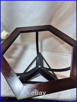 Hexagon Antique Raised Relief Desk Frank Lloyd Wright 20 Tall Replogle Globe