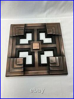 Historical Arts & Casting Frank Lloyd Wright Foundation 16 Copper Art Sculpture