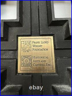 Historical Arts & Casting Frank Lloyd Wright Foundation 16 Copper Art Sculpture
