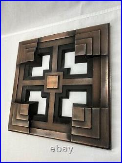 Historical Arts & Casting Frank Lloyd Wright Foundation 16 Copper Art Sculpture