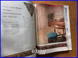 House Beautiful Magazine Frank Lloyd Wright double issue Nov 1955/Oct 1959