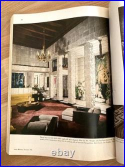 House Beautiful Magazine, November 1955 Volume 97, No. 11 Frank Lloyd Wright