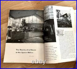 House Beautiful Magazine, November 1955 Volume 97, No. 11 Frank Lloyd Wright
