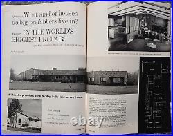 House & Home 1956 Frank Lloyd Wright Mid Century Modern MCM Prefabricated
