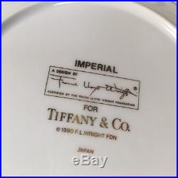 IMPERIAL Frank Lloyd Wright Design for Tiffany Co MCM 5 Pc Place Setting in EUC