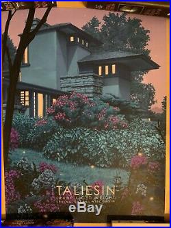 IN-HAND Rory Kurtz Taliesin East Art Print Frank Lloyd Wright Poster Spoke house