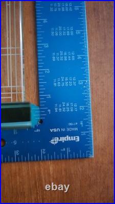 Impressive Etched Glass Mantel/Desk Clock, Bulova Frank Lloyd Wright Collection