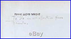 Inscribed Copy Of Frank Lloyd Wrights Modern Architecture 1931
