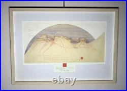 Japanese Woodblock Print Frank Lloyd Wright Poster Framed The Donahoe Project