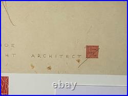 Japanese Woodblock Print Frank Lloyd Wright Poster Framed The Donahoe Project