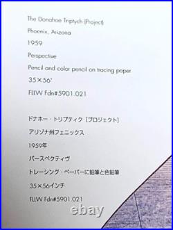 Japanese Woodblock Print Frank Lloyd Wright Poster Framed The Donahoe Project