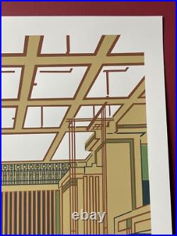 Jeff Tweedy Signed Unity Temple Poster Ryan Duggan Print Frank Lloyd Wright