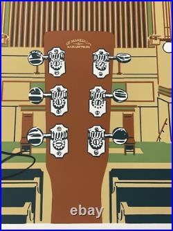 Jeff Tweedy Signed Unity Temple Poster Ryan Duggan Print Frank Lloyd Wright