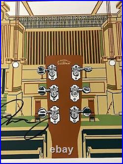 Jeff Tweedy Signed Unity Temple Poster Ryan Duggan Print Frank Lloyd Wright