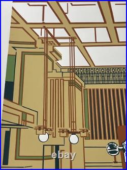 Jeff Tweedy Signed Unity Temple Poster Ryan Duggan Print Frank Lloyd Wright