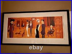 Josh Agle 2006 SHAG ENNIS HOUSE framed print with COA Frank Lloyd Wright FREE