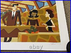 Josh Agle SHAG Serigraph Harmonic Perspective Art Print S/# Frank Lloyd Wright