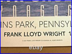 Juan Ramos Beth Sholom Synagogue Frank Lloyd Wright x/75 Print GLOW in the DARK