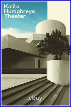 Kalita Humphreys Theater Frank Lloyd Wright by Matt Taylor Ltd x/100 Print MINT