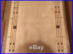 Karastan Wool Area Rug Panel Frank Lloyd Wright Mission Style 2'6 x 8' USA