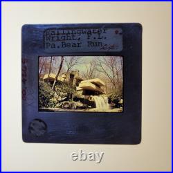 Kaufmann House Bear Run, PA Frank Lloyd Wright 35mm Glass Slides Lot of 101 Kaufmann House Bear Run, PA Frank Lloyd Wright 35mm Glass Slides Lot of 101