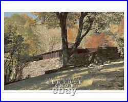 Kentuck Knob Frank Lloyd Wright Spring Variant by Dakota Randall Poster MINT Art