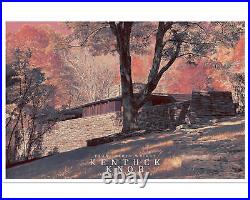Kentuck Knob Frank Lloyd Wright by Dakota Randall Ltd Edition x/150 Poster MINT