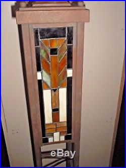 Kichler Frank Lloyd Wright Mission Style Stained Glass Floor Lamp Model 562030-L