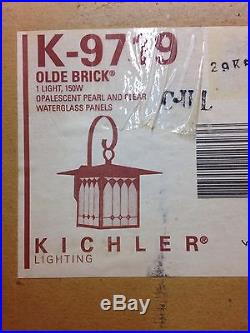 Kichler Outdoor Wall Light Lighting K-9719 Olde Brick Frank Lloyd Wright Style