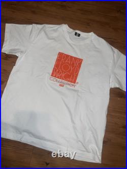 Kith Frank Lloyd Wright Foundation Logo WHITE SZ XL