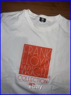 Kith Frank Lloyd Wright Foundation Logo WHITE SZ XL
