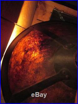Large Hand Hammered Copper Mica Lamp Mission Bungalow Frank Lloyd Wright Era
